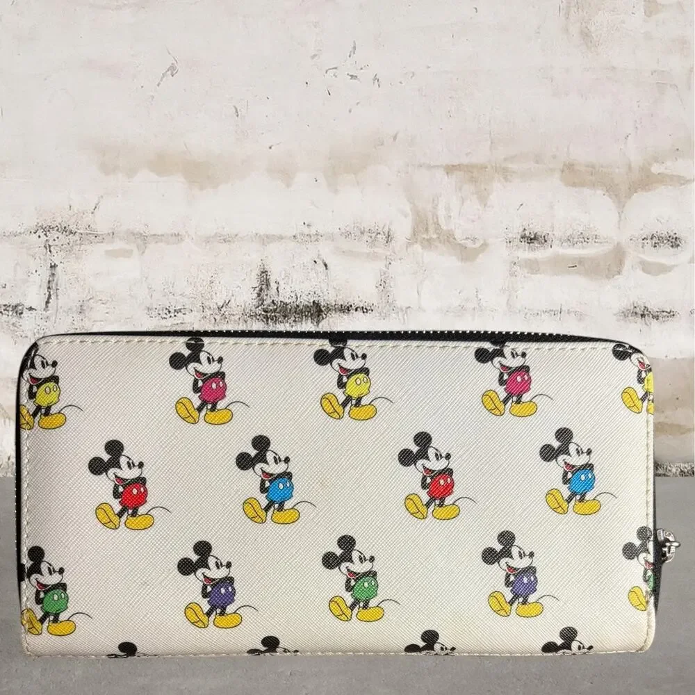 Loungefly Disney Parks Exclusive White Mickey Backpack with Wallet